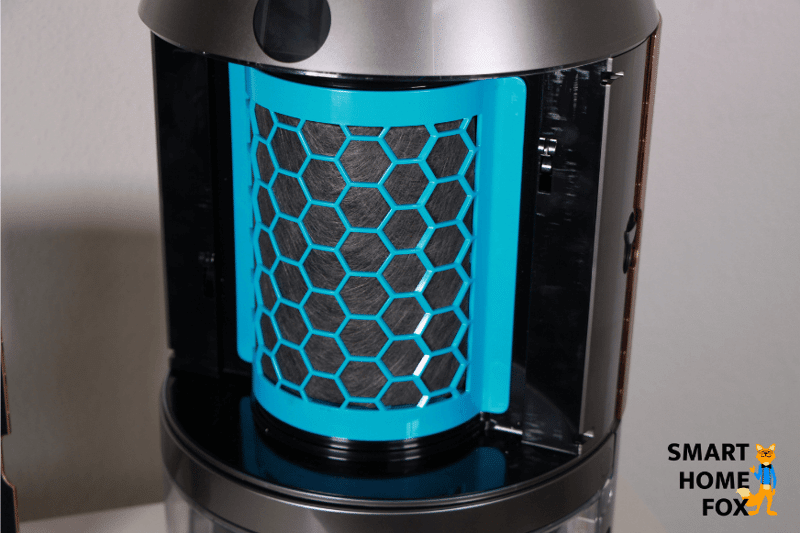 Синий фильтр в мойке воздуха Dyson Humidify+Cool Formaldehyde PH04